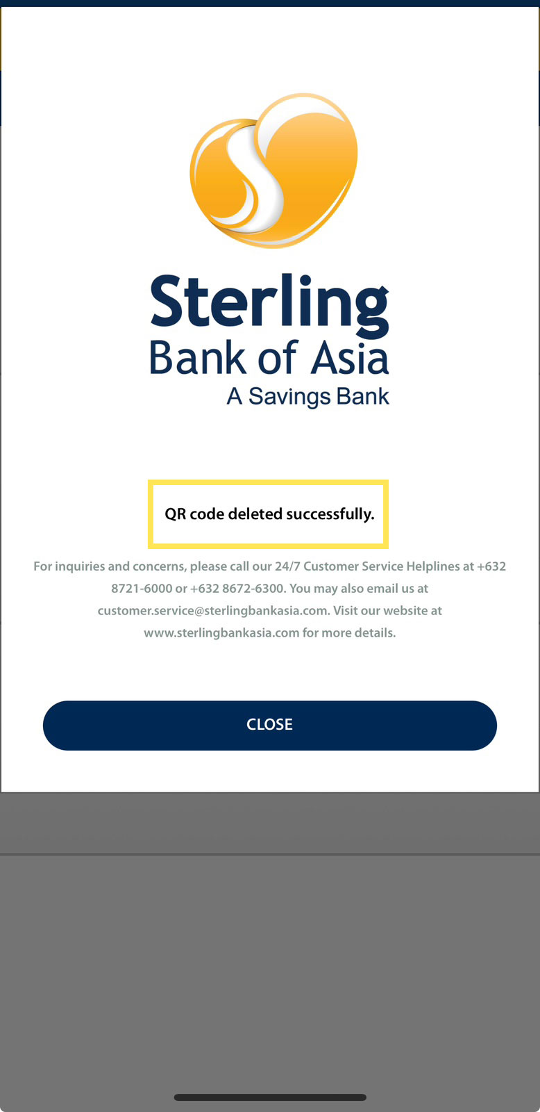 How to delete a QR Code