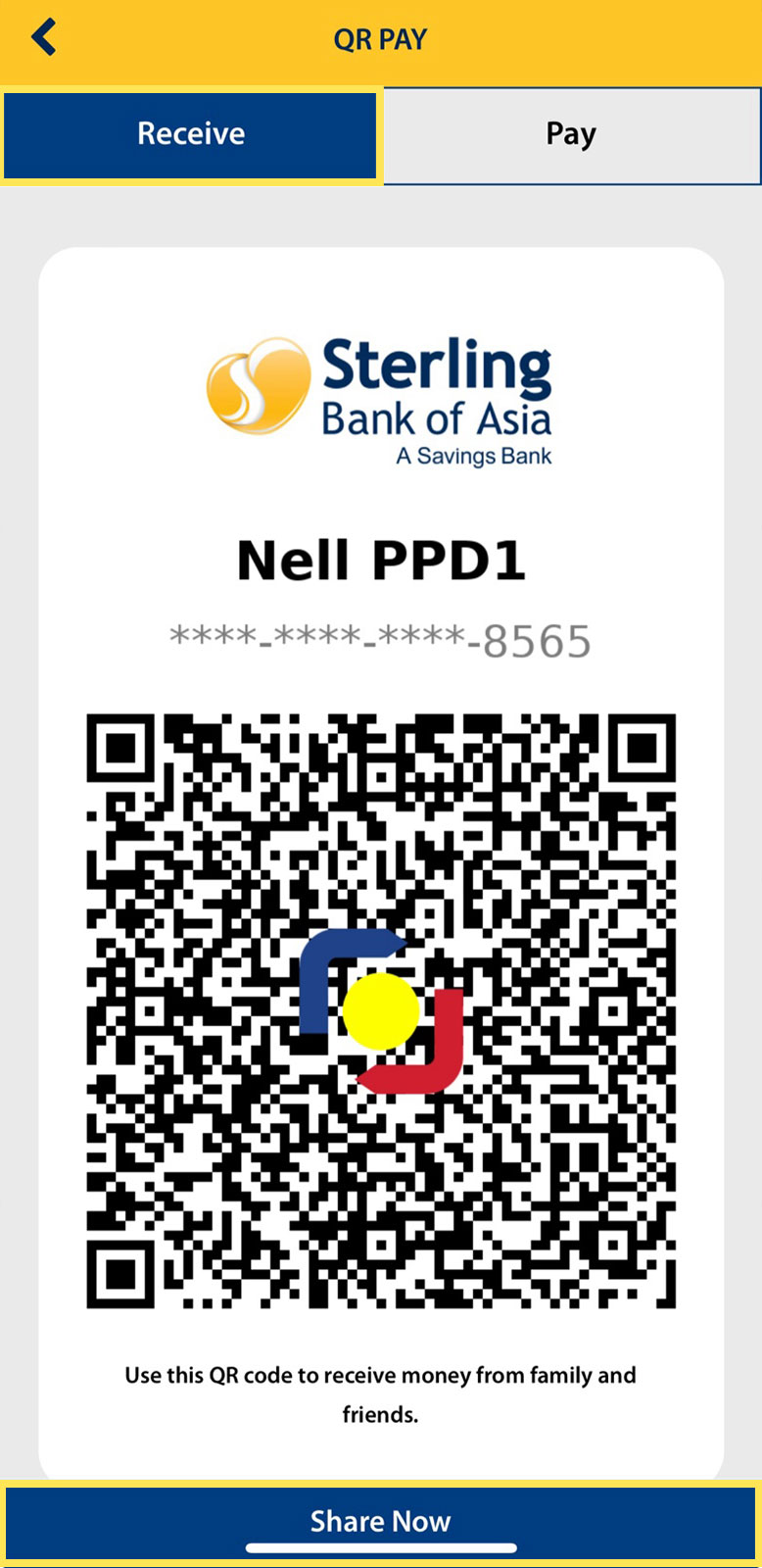 How to receive funds using QR Pay
