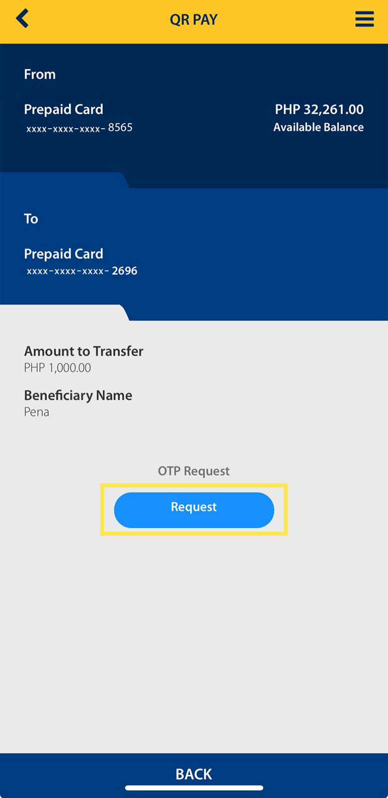 How to send funds using QR Pay