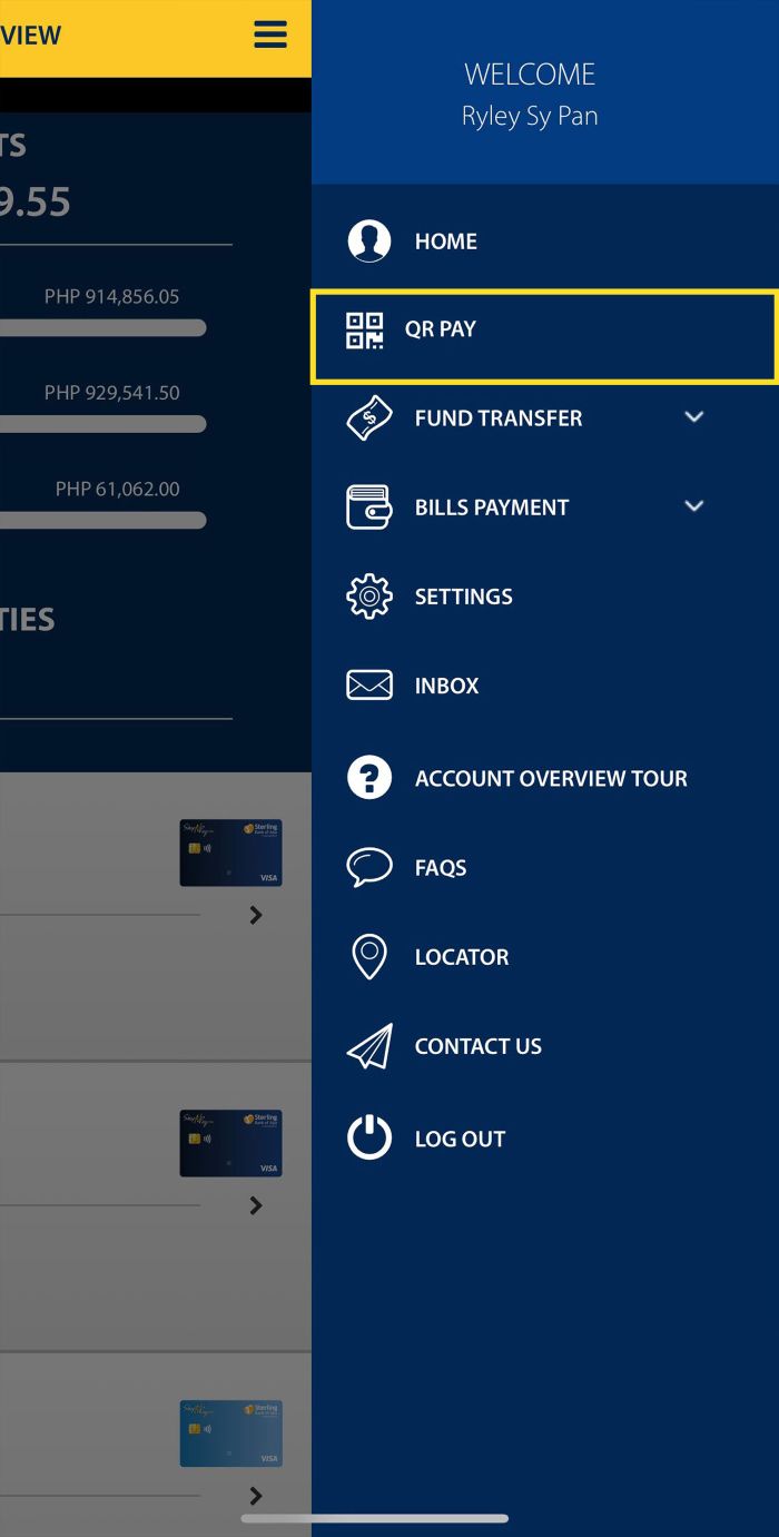 Sterling Bank How to pay Billers via InstaPay QR P2B