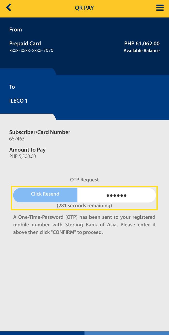 Sterling Bank How to pay Billers via InstaPay QR P2B